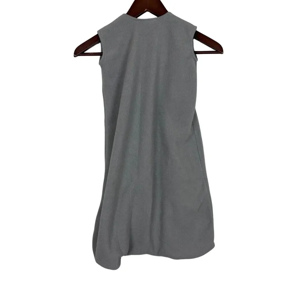 Halo Sleepsack Gray Fleece Baby Size Medium 6-12 Months